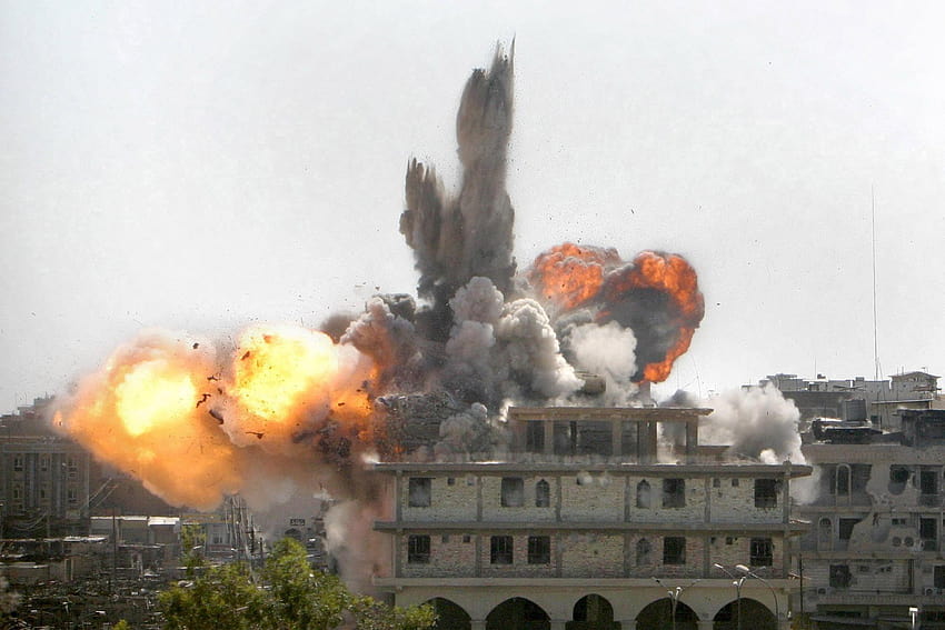 Krieg, Sand, Bomben, Militär, Explosionen, Wüste, Kriegsführung, Kampf, Palästinakrieg HD-Hintergrundbild