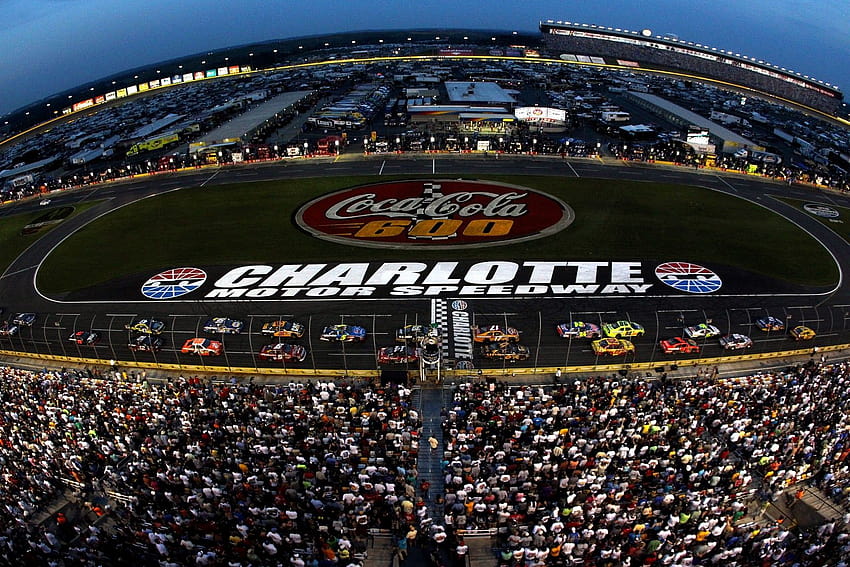 NASCAR Starting lineup, green flag and streaming info for the Coca, charlotte motor speedway HD wallpaper