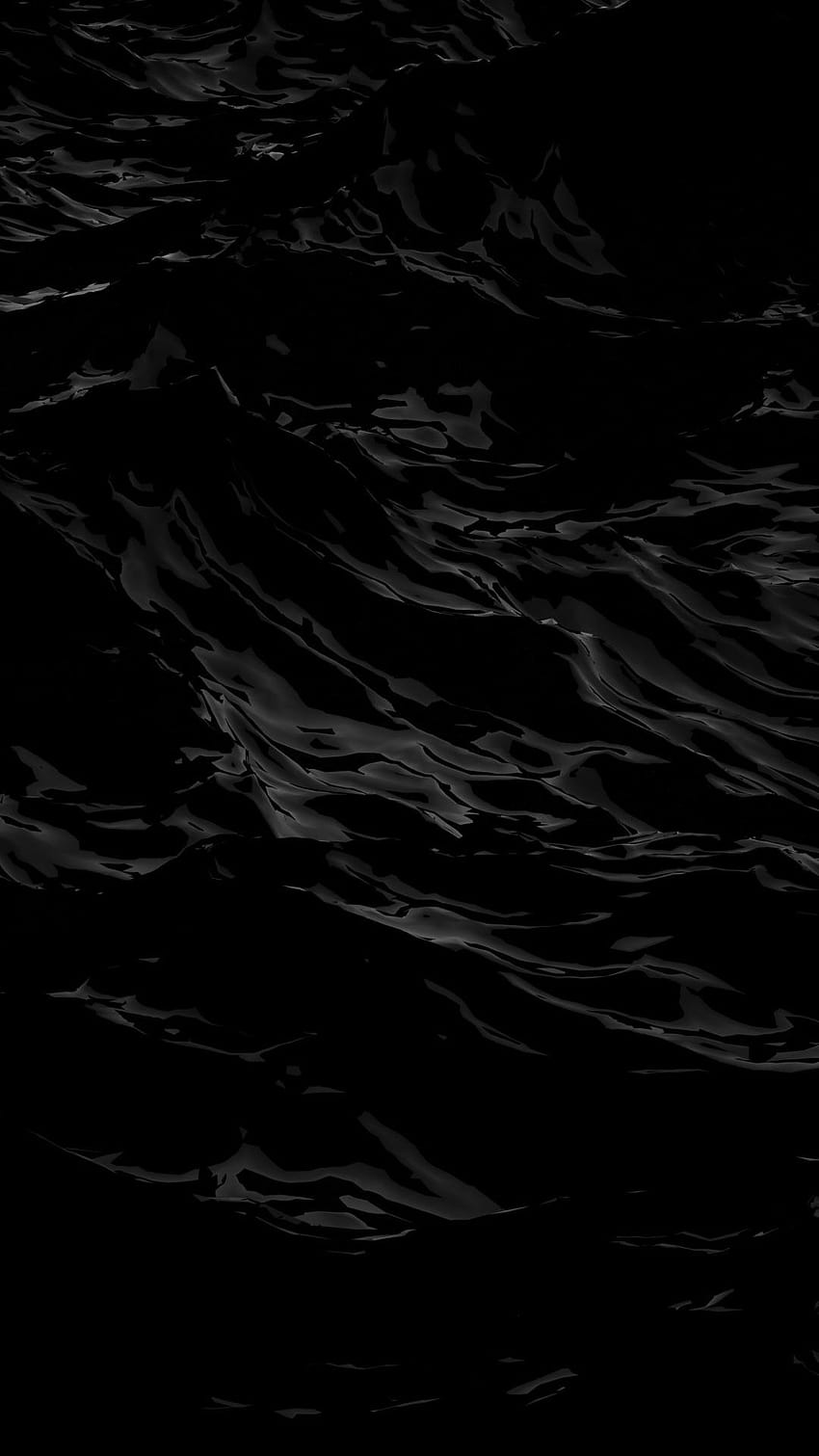Black waves oled : i HD phone wallpaper