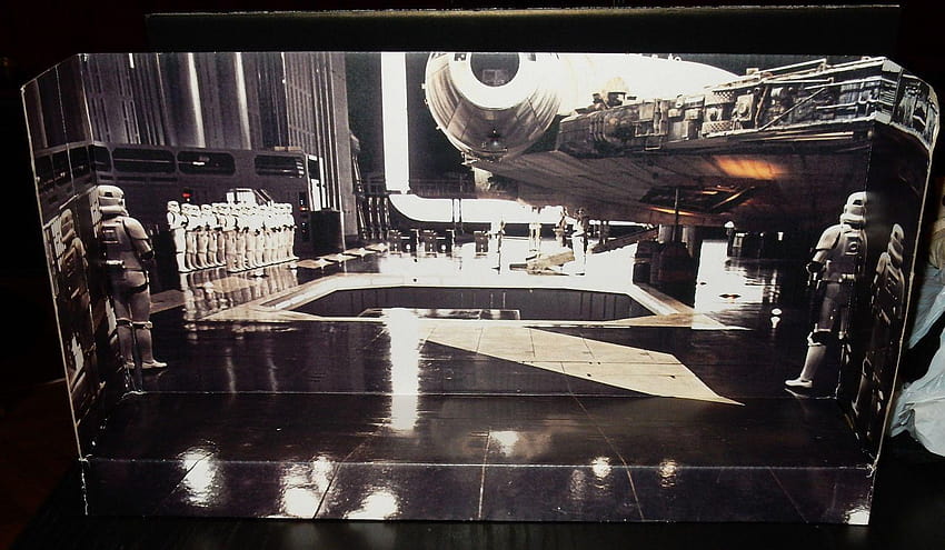 Star wars diorama backgrounds display black series 6 HD wallpaper