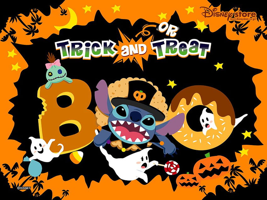 Lilo i Stitch Halloween, halloweenowa estetyka Disneya Tapeta HD