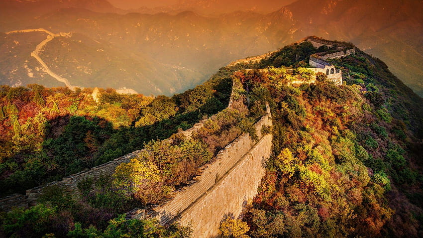 Great Wall of China Map HD wallpaper