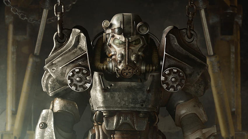 1920x1080 Fallout 4 Power Armor Kettenhelm, Hintergründe, Kampfrüstung HD-Hintergrundbild