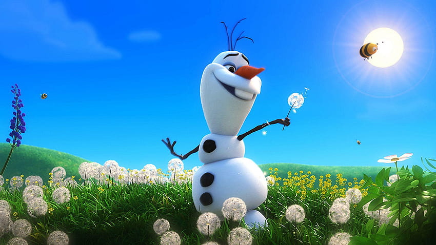 Desenhos animados engraçados Olaf Snowman Frozen, โอลาฟแช่แข็ง วอลล์เปเปอร์ HD