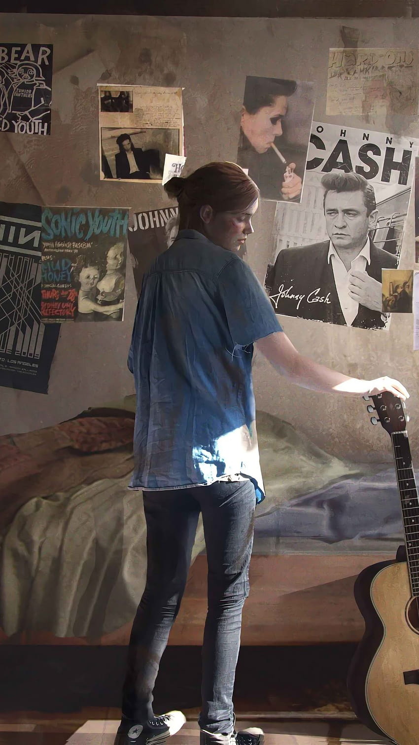 The Last of Us Part 2 Ellie Guitar, ellie the last of us iphone wallpaper ponsel HD