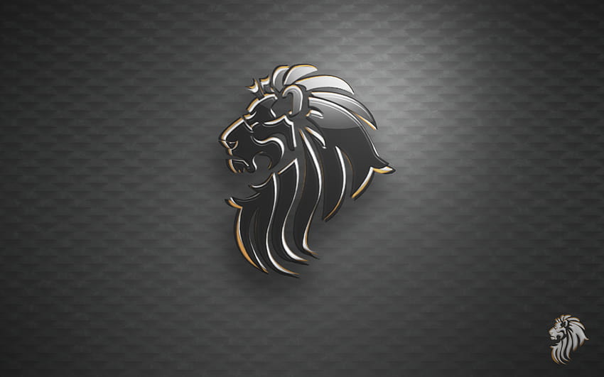 Lion avec couronne posté par Sarah Peltier, symbole du lion Fond d'écran HD