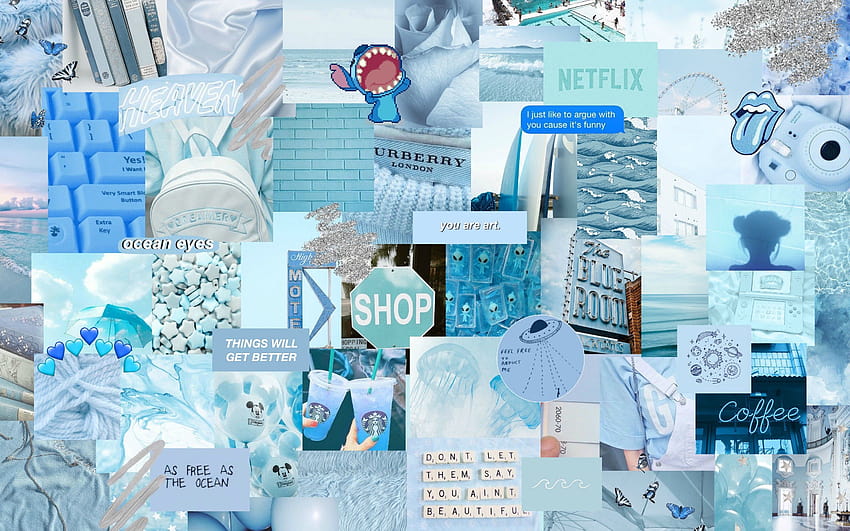 Blue Aesthetic Chromebook posted by Sarah Peltier, pastel chromebook HD  wallpaper | Pxfuel