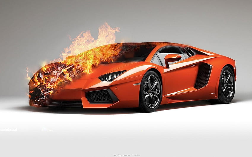 Flaming lamborghini HD wallpaper | Pxfuel