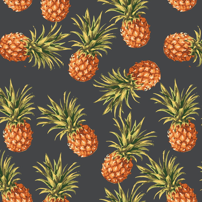 pineapple aesthetic HD wallpaper