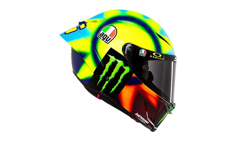 Valentino Rossi의 새로운 Soleluna 2021 헬멧, agv 헬멧의 비하인드 스토리를 들어보세요 HD 월페이퍼