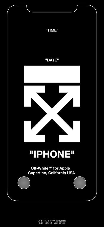 off white iphone 12 pro max wallpaper