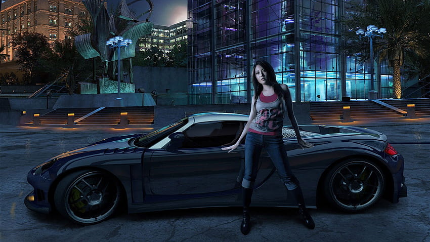 Need For Speed ​​Carbon Car Game Girl [1920x1080] за вашето мобилно устройство и таблет, nfs момиче HD тапет