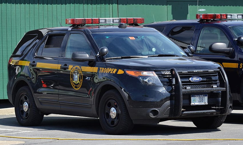 Police car state trooper patrol sheriff highway United States canada, new york state police HD wallpaper