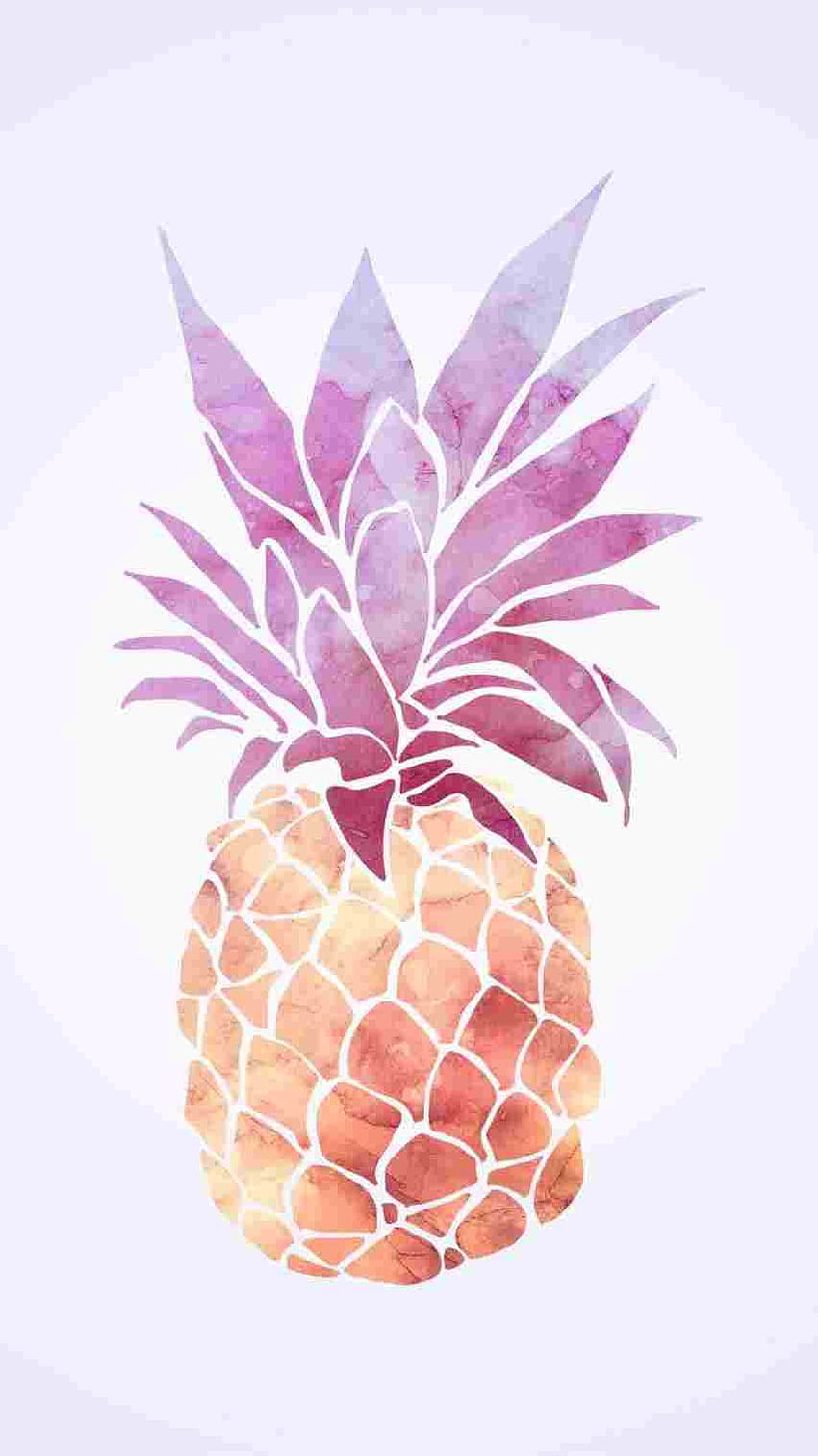 Rose Gold Pineapple Iphone, pineapple aesthetic HD phone wallpaper