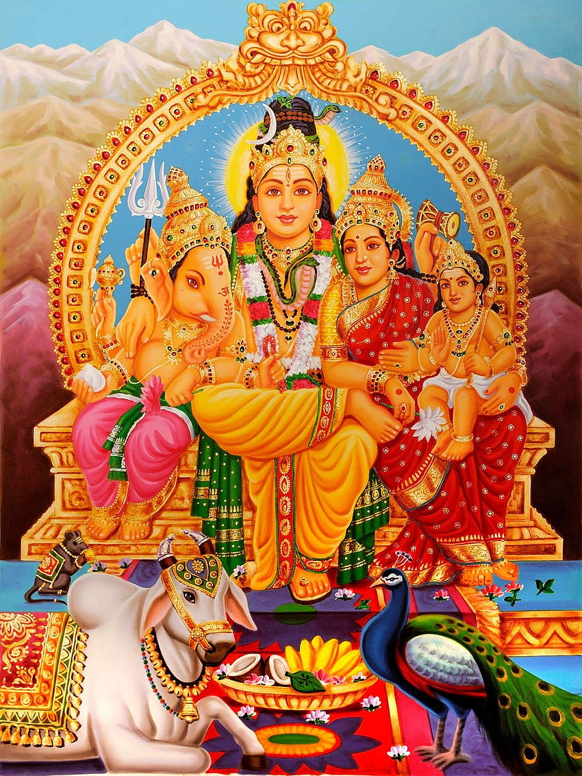 Best 4 Parvati on Hip, mobile de la famille lord shiva Fond d'écran de téléphone HD