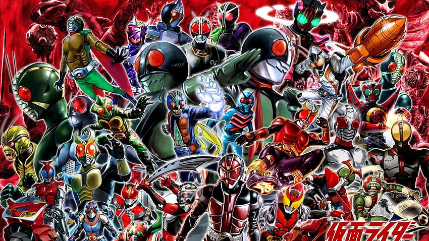All Kamen Rider Group HD wallpaper