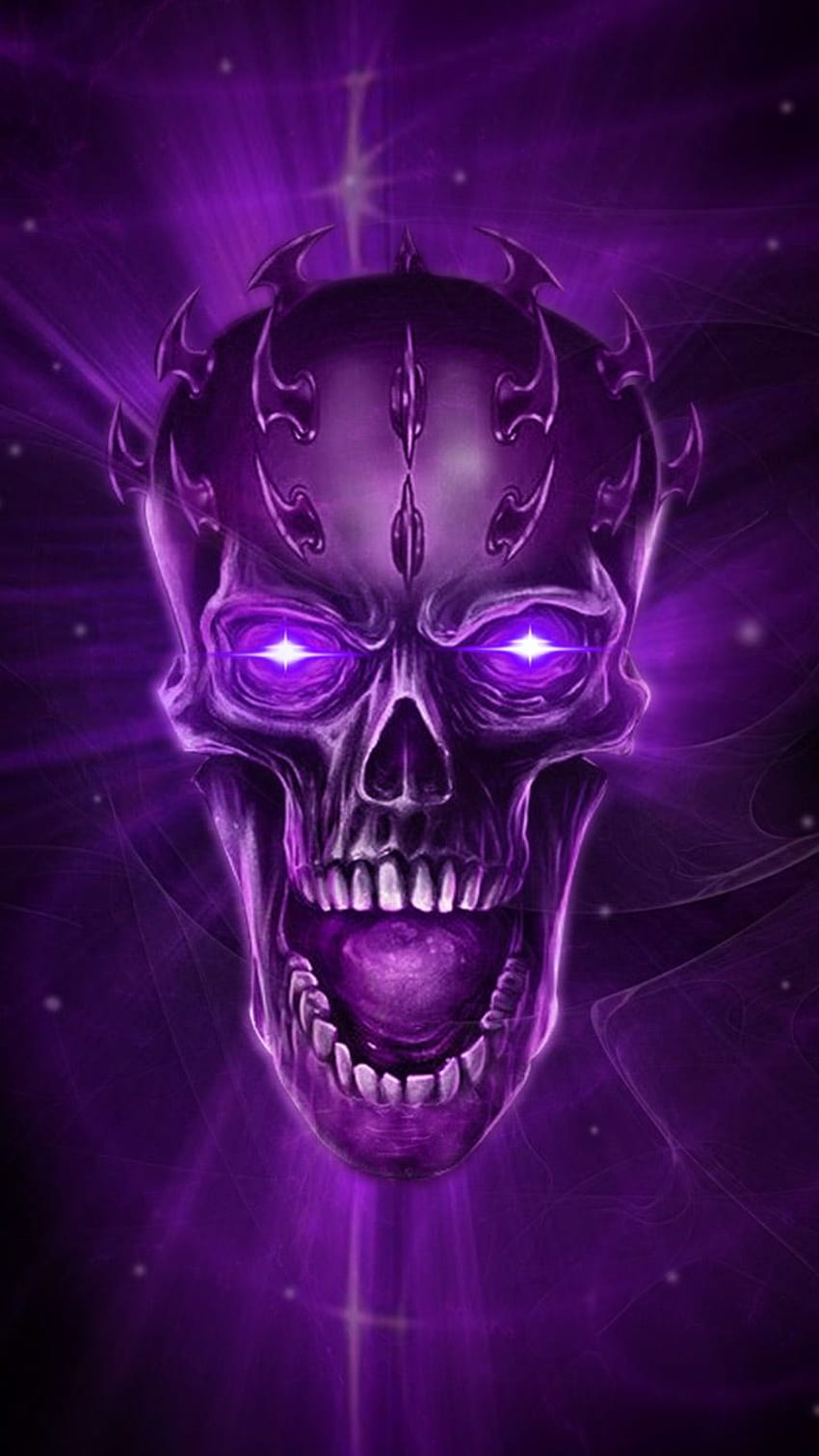 HD wallpaper Skull and Bones purple background vertical portrait  display  Wallpaper Flare