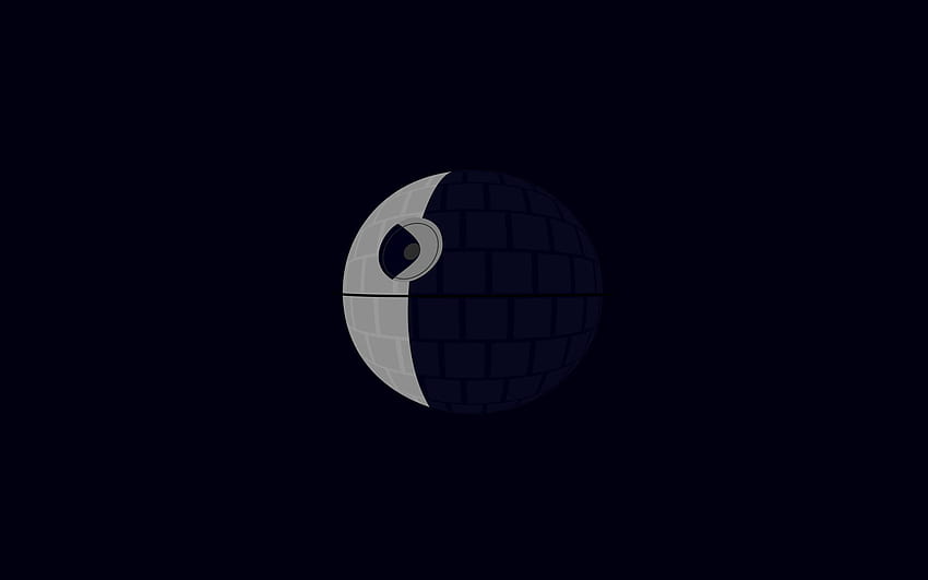 Star Wars minimalista pubblicato da Samantha Walker, astronave minimalista Sfondo HD