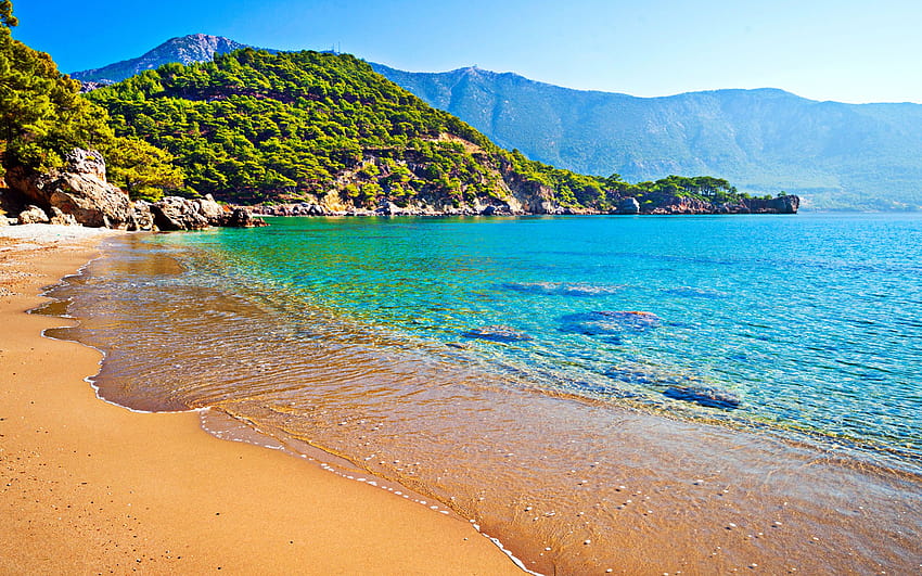 Mediterranean Beach, mediterranean summer HD wallpaper