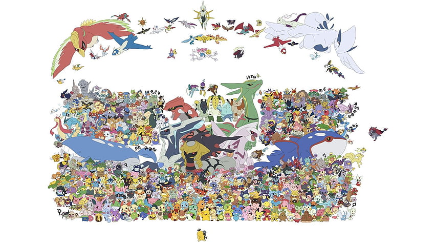 Tutti i Pokemon Gen 1 8 Sfondo HD