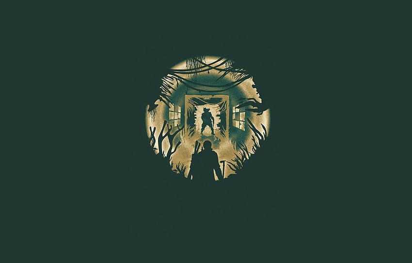 minimalism, zombies, The Last of Us, Naughty Dog, Some of us, Sony Computer Entertainment, The last of us, 1C, minimalist sony HD wallpaper