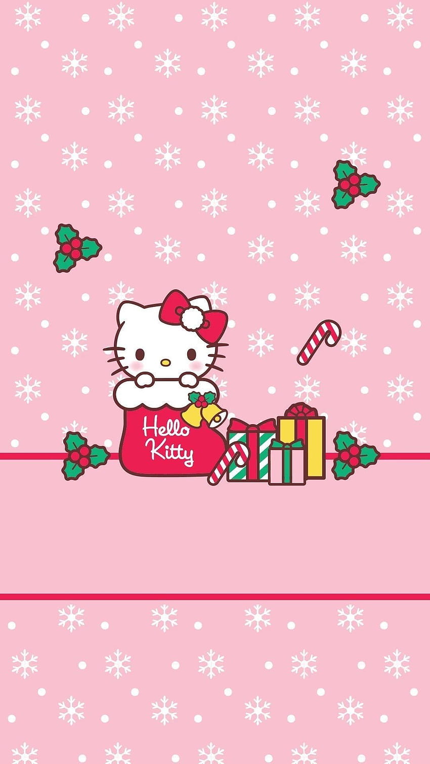 ١ Cute Walls  Hello kitty christmas set Hello Kitty Xmas HD phone  wallpaper  Pxfuel