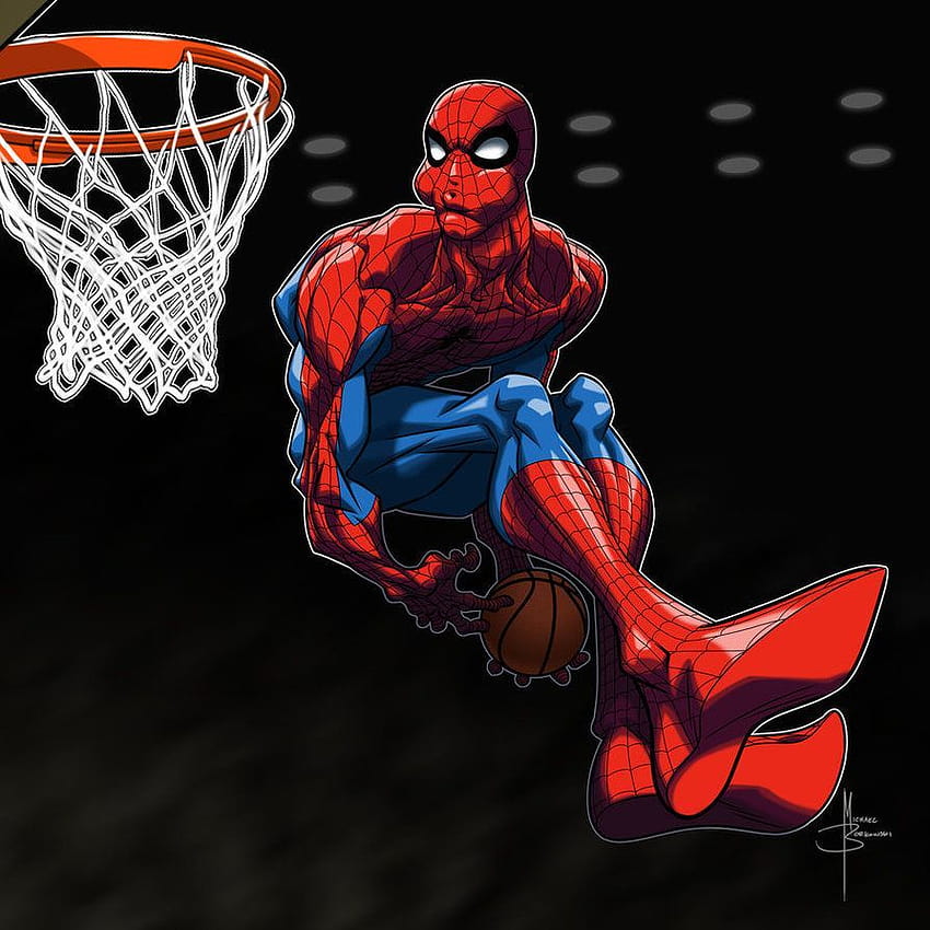 Entrar, homem aranha basquete Papel de parede de celular HD