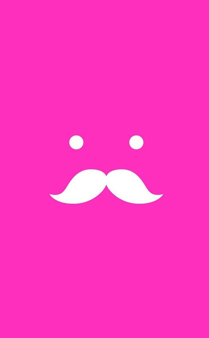 Pink mustache HD phone wallpaper | Pxfuel