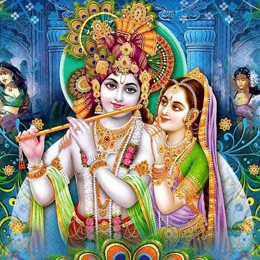 Radha Krishna dewa hindu, dewa radhakrishnan Wallpaper HD