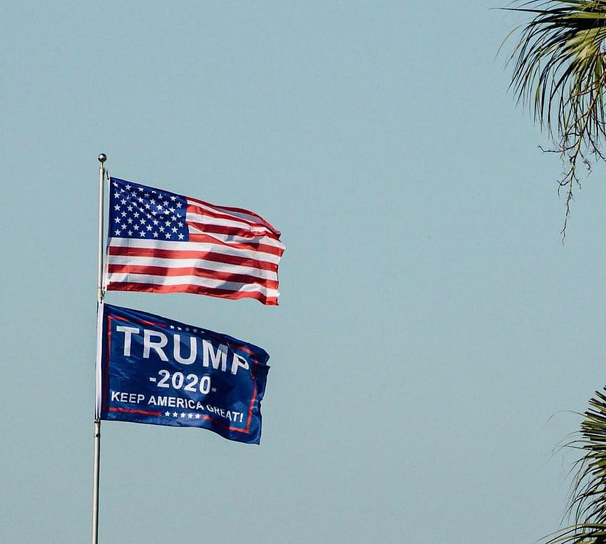President Trump, trump flags HD wallpaper