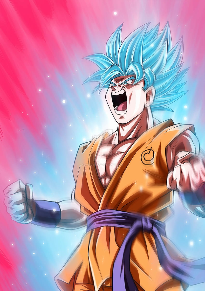 200 แรงบันดาลใจ Super Saiyan Blue Goku แรงบันดาลใจ Super Saiyan Blue Kaioken x20 วอลล์เปเปอร์โทรศัพท์ HD