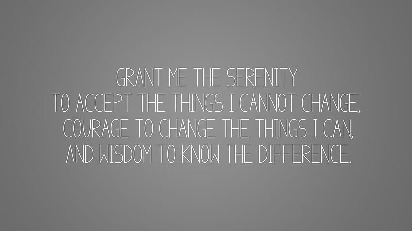 Serenity Prayer Screensaver, serenity prayer for HD wallpaper