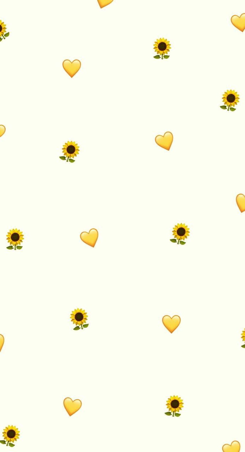 Sunflower Emoji, love emoji HD phone wallpaper | Pxfuel