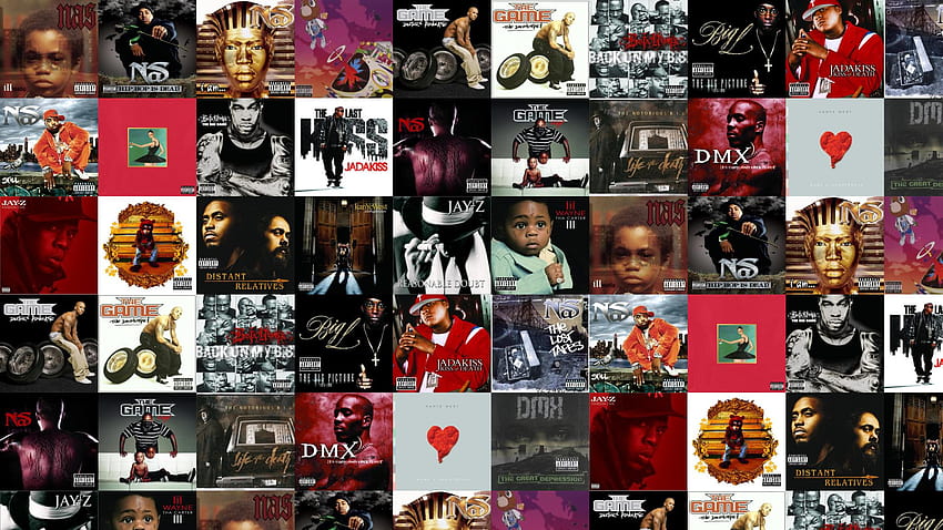 Nas Illmatic Hip Hop Dead I AM Kanye « Tiled, old school hip hop HD wallpaper