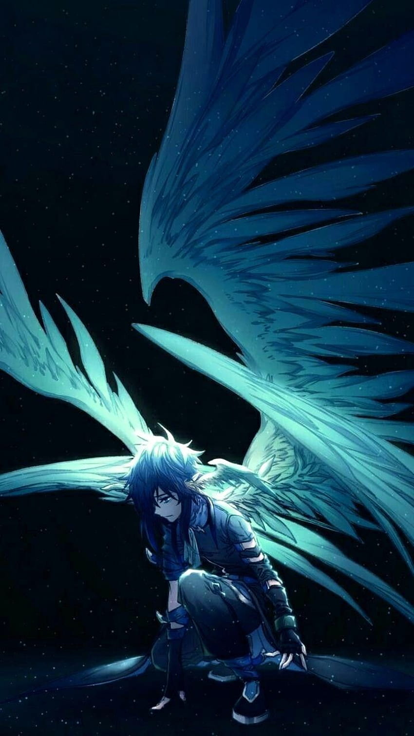 Anime por Zedron A.S.N, anime anjo caído Papel de parede de