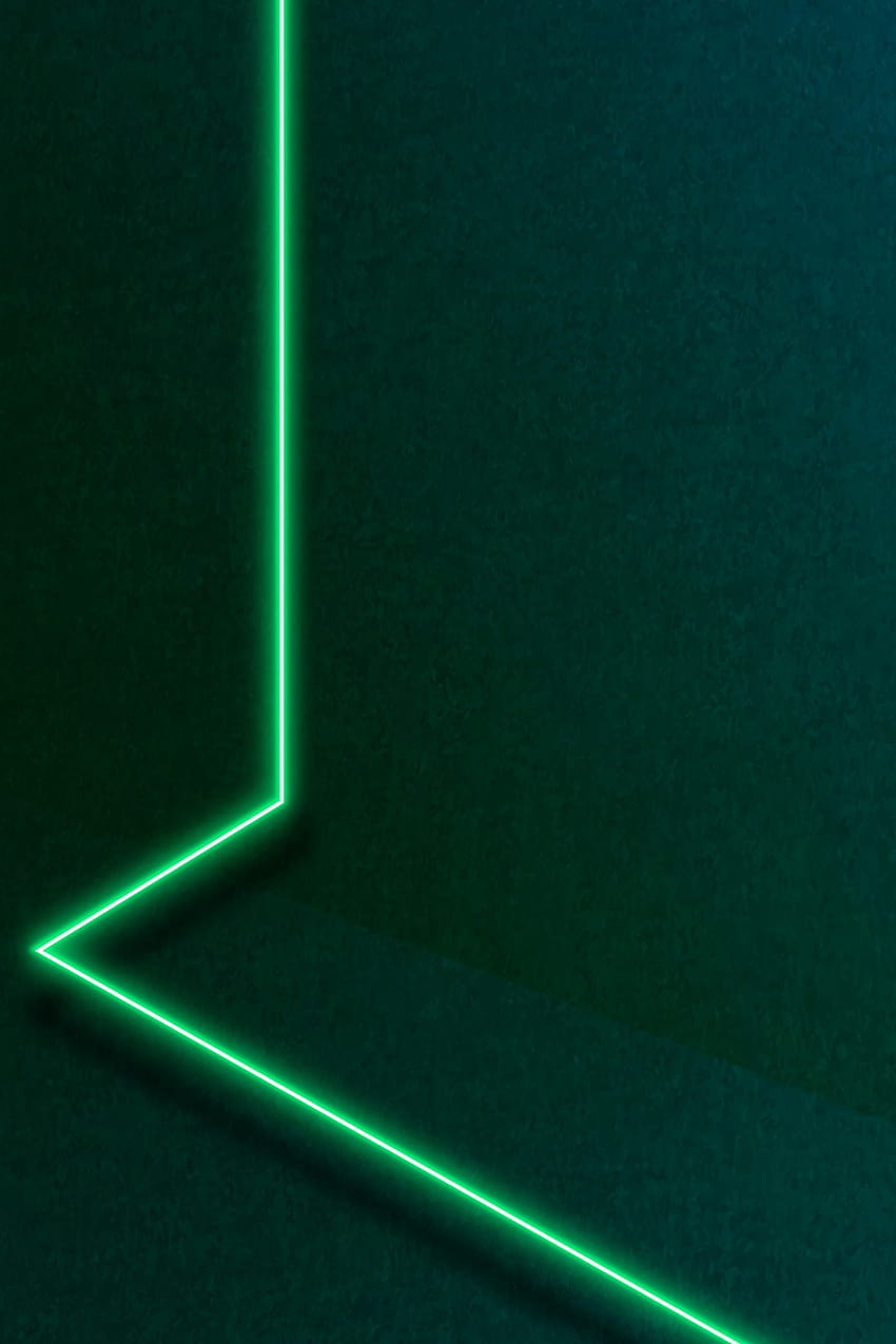 Adesivos PNG e planos de fundo, néon estético verde Papel de parede de celular HD