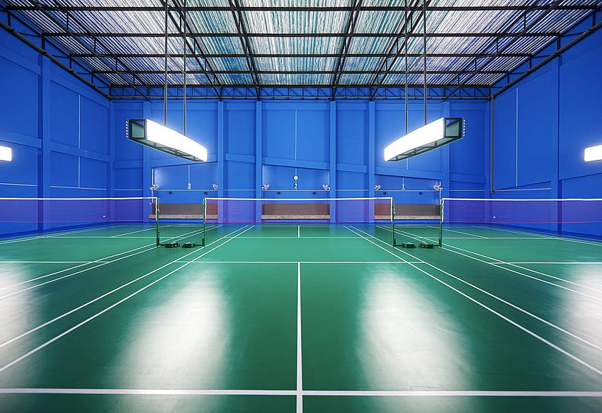 Campo da badminton., campo da Sfondo HD