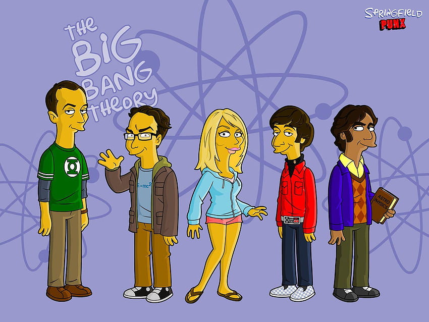 Springfield Punx: The Big Bang Theory !, tbbt HD wallpaper