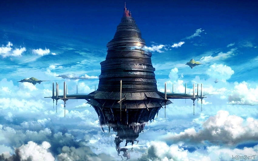 Subtiler Anime, Anime-Himmel HD-Hintergrundbild
