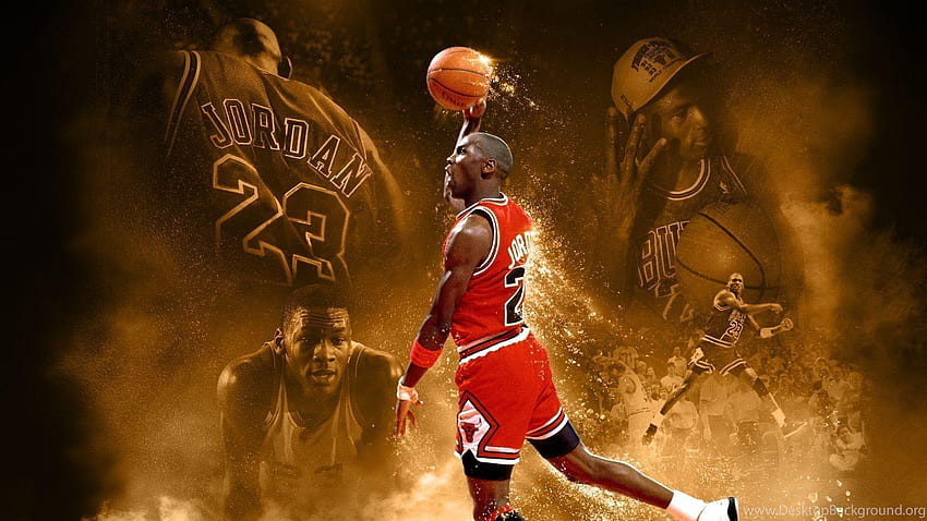 Michael Jordan Chicago Bulls Legenda Bintang NBA, chicago bulls jordan Wallpaper HD