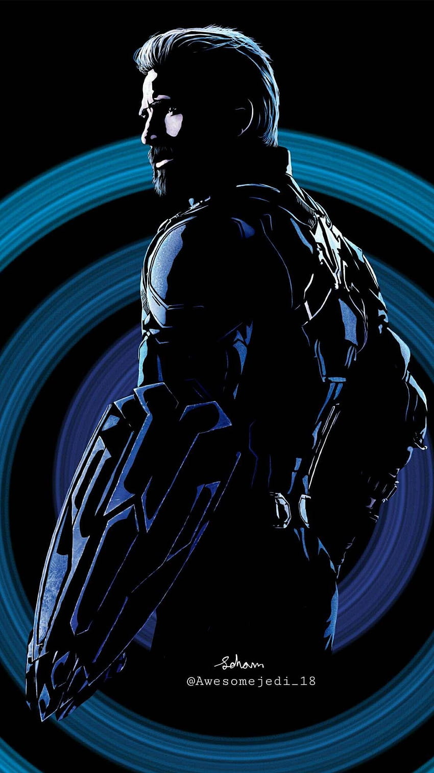 Wakanda Shield Captain America IPhone, czarny telefon Captain America Tapeta na telefon HD