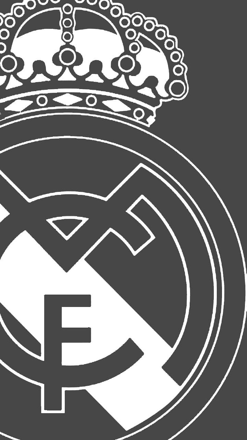 Real Madrid Logo by aeyazc • ZEDGE™, real madrid black HD phone wallpaper