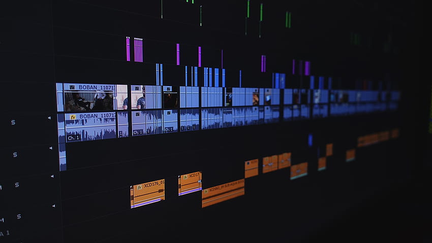 Adobe Premiere Pro-Zeitleiste HD-Hintergrundbild