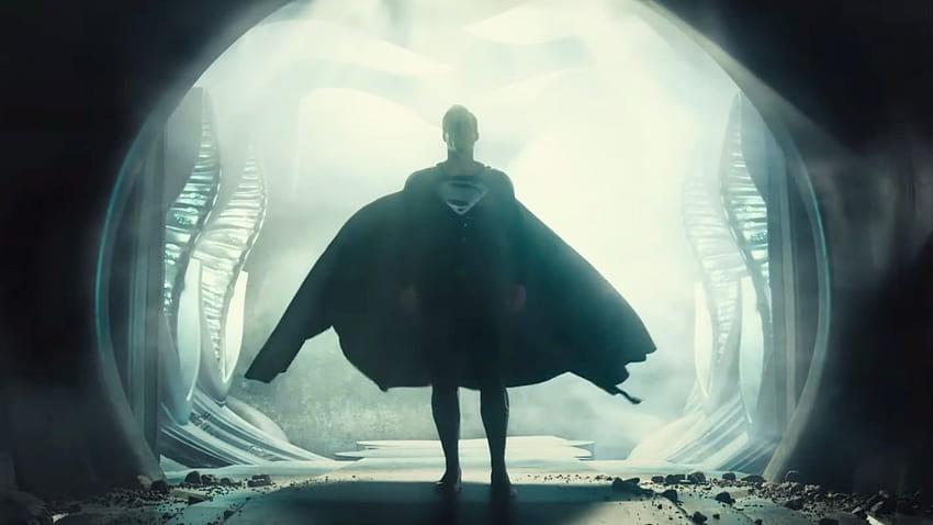 Zwiastun Ligi Sprawiedliwości Zacka Snydera ujawniony w DC FanDome i pokazuje Supermana w czarnym garniturze w akcji, cięcie snydera Ligi Sprawiedliwości Tapeta HD