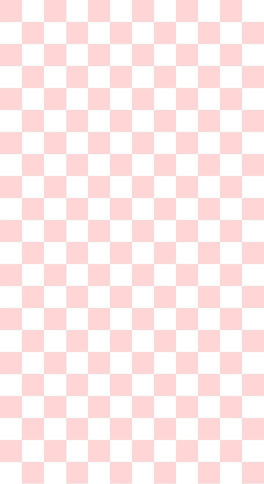 Pink Checkered, gingham HD phone wallpaper