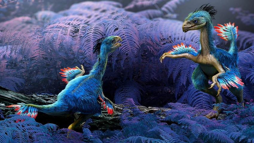 Small Dinosaurs Playing Kids Pics HD wallpaper