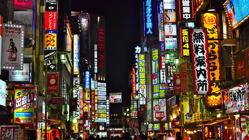 Japan tokyo cities city night japon HD wallpaper