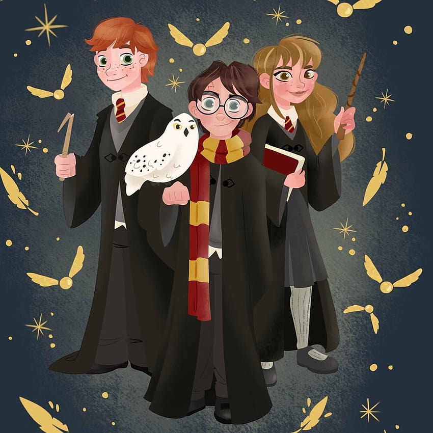Harry Potter!!!⚡️, cartoon ron weasley HD phone wallpaper