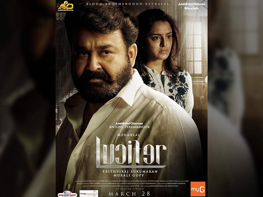 Lucifer-Remake-Skript endlich gesperrt! Zwei Schlüsselrollen, Lucifer Malayalam-Film HD-Hintergrundbild