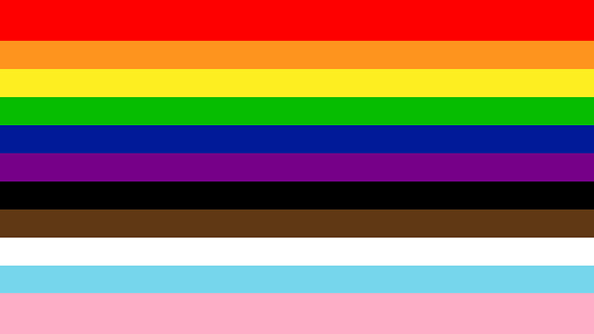 Mostrando nossas verdadeiras cores, bandeira do orgulho do progresso papel de parede HD